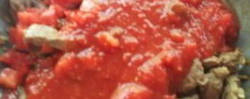 Шаг 4: баклажанов с мясом