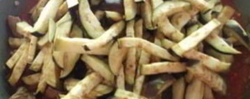 Шаг 5: баклажанов с мясом