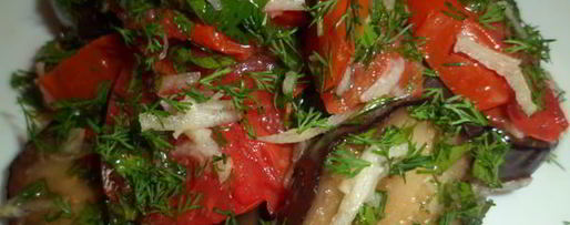 Шаг 13: баклажанов с помидорами в заливке