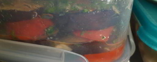 Шаг 7: баклажанов с помидорами в заливке