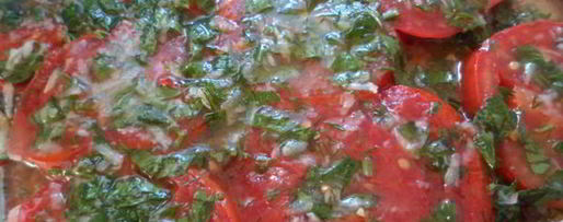 Шаг 8: баклажанов с помидорами в заливке