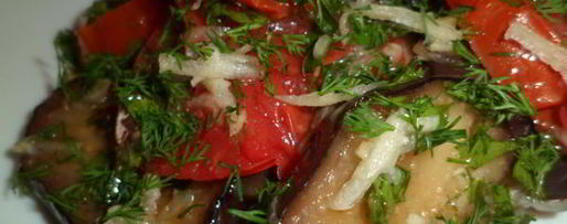 Шаг 9: баклажанов с помидорами в заливке