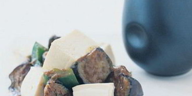 Рецепт баклажанов с тофу под имбирно-соевым соусом