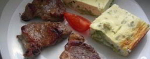 Шаг 5: брокколи, запеченной в твороге