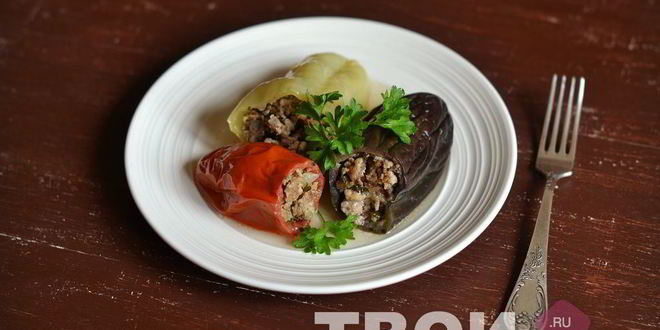 Рецепт фаршированных овощей