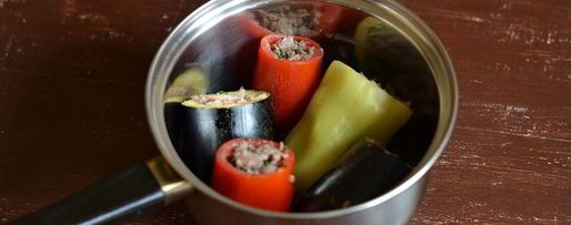 Шаг 4: фаршированных овощей