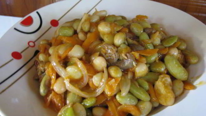 Рецепт Фасоли по-закарпатски с сердечками