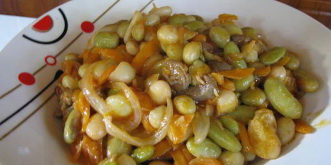 Рецепт фасоли по-закарпатски с сердечками