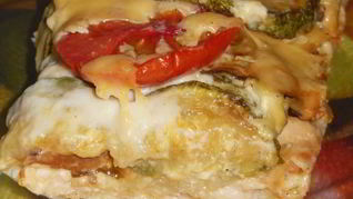 Рецепт Гратен с картофелем, курицей и кабачками