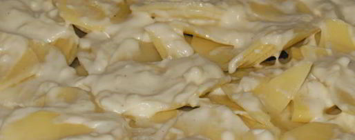 Шаг 4: гратен с картофелем, курицей и кабачками