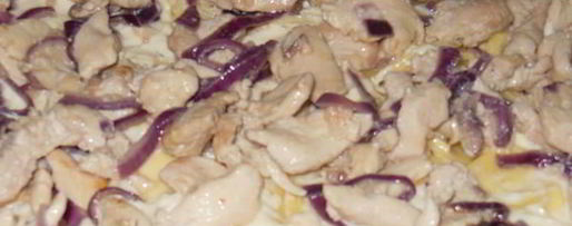 Шаг 5: гратен с картофелем, курицей и кабачками