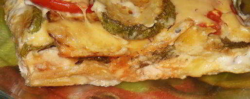 Шаг 9: гратен с картофелем, курицей и кабачками