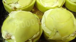 Рецепт Кабачков фаршированных рисом и рыбой