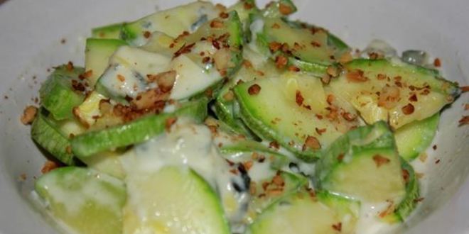 Рецепт кабачков с сыром дор блю