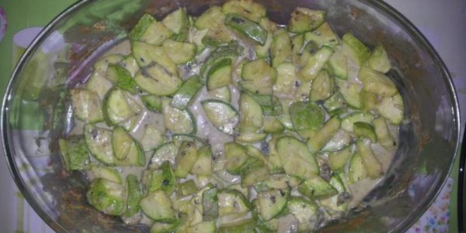 Рецепт кабачков с сыром дор блю