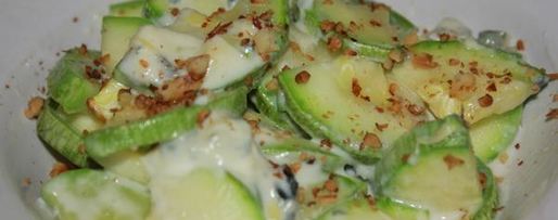 Шаг 3: кабачков с сыром дор блю