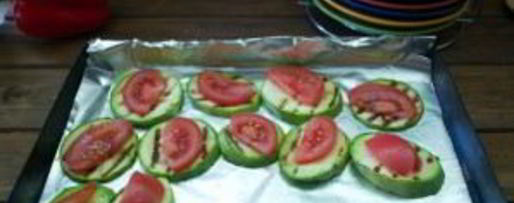 Шаг 3: кабачков в духовке с помидорами и сыром