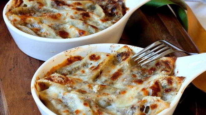 Рецепт Кабачков, запеченных со сметаной и сыром