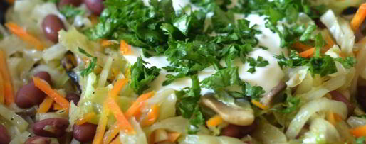 Шаг 10: капусты с фасолью