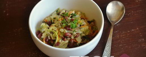 Шаг 12: капусты с фасолью