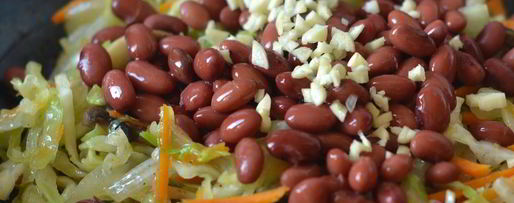 Шаг 8: капусты с фасолью