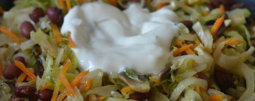 Шаг 9: капусты с фасолью