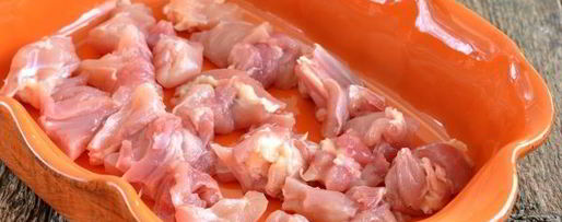 Шаг 2: картофеля, запеченного с курицей и беконом