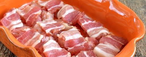 Шаг 3: картофеля, запеченного с курицей и беконом