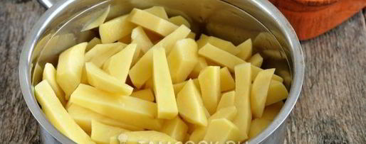 Шаг 5: картофеля, запеченного с курицей и беконом