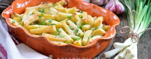 Шаг 7: картофеля, запеченного с курицей и беконом