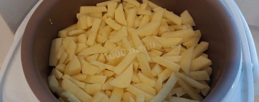 Шаг 8: картошки тушеной с капустой в мультиварке