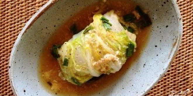 Рецепт китайской капусты, фаршированной коричневым рисом