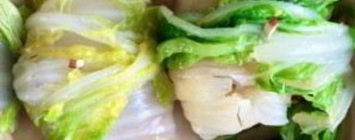 Шаг 5: китайской капусты, фаршированной коричневым рисом