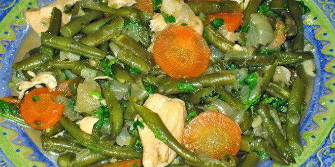 Рецепт лобио из фасоли с курицей