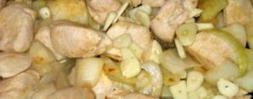 Шаг 2: лобио из фасоли с курицей