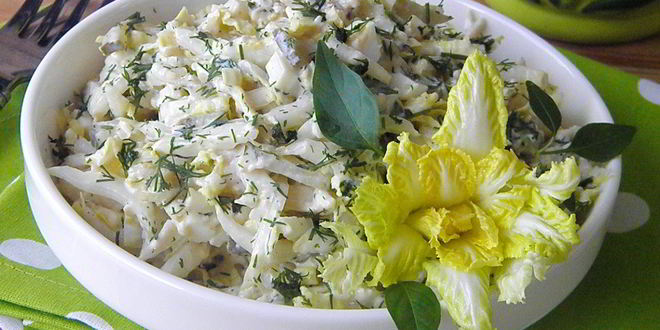 Рецепт пекинской капусты с курицей