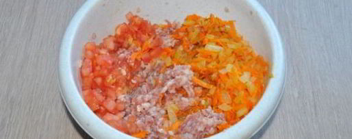 Шаг 3: перцев, фаршированных мясом с овощами