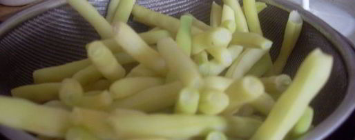 Шаг 1: стручковой фасоли с перцами