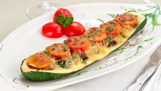 Рецепт Цуккини, фаршированные грибами