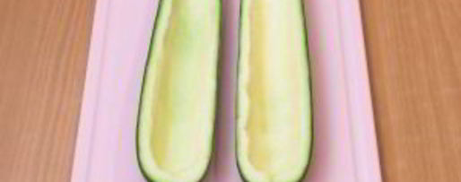 Шаг 1: цуккини, фаршированные грибами