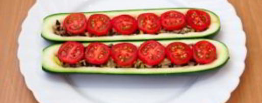 Шаг 11: цуккини, фаршированные грибами