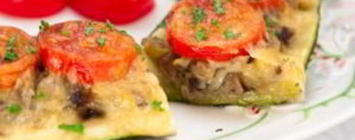 Шаг 14: цуккини, фаршированные грибами