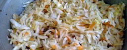 Шаг 4: тушеной капусты с картошкой мясом