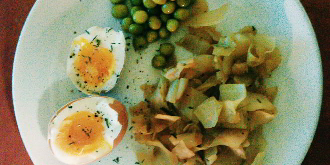 Рецепт тушеной капусты с вустерширским соусом