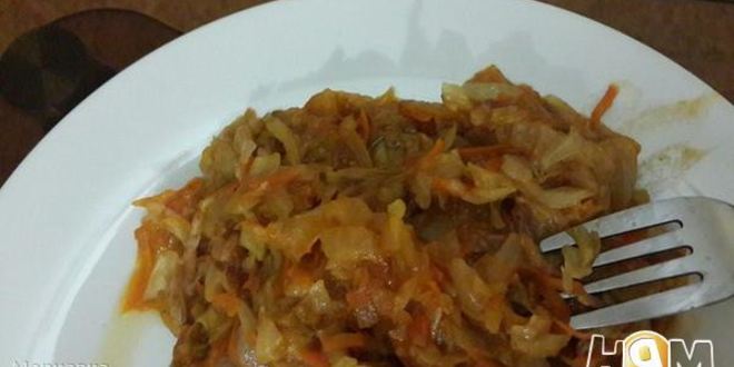Рецепт тушеной капусты в мультиварке с овощами