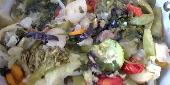 Рецепт тушеных овощей с мясом димляма