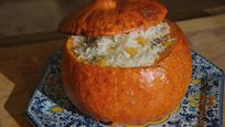 Рецепт Тыквы, фаршированной рисом и сухофруктами