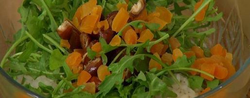 Шаг 5: тыквы, фаршированной рисом и сухофруктами