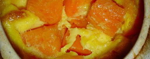 Шаг 3: тыквы, запеченной с яйцами в горшочках