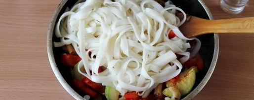 Шаг 11: удона со стручковой фасолью по-японски